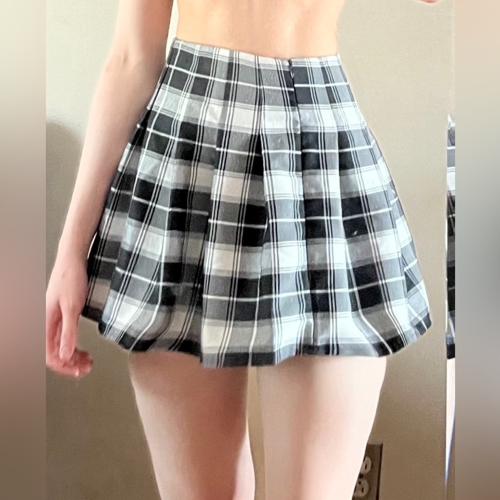 Plad skirt